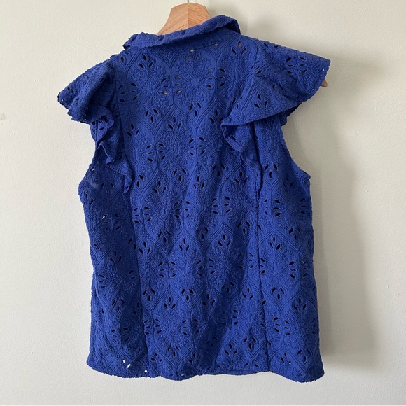 Sezane Chiara Shirt in Electric Blue Sz 36 (US 4) - Picture 8 of 8